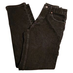 ♦️ LEE Relaxed Fit size 29x32 100% Cotton Black Denim Jeans